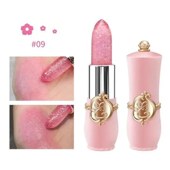 6 Pcs/Set Flower Jelly Lipstick Set Temperature Change Moisturizer Long Lasting - Picture 7 of 7